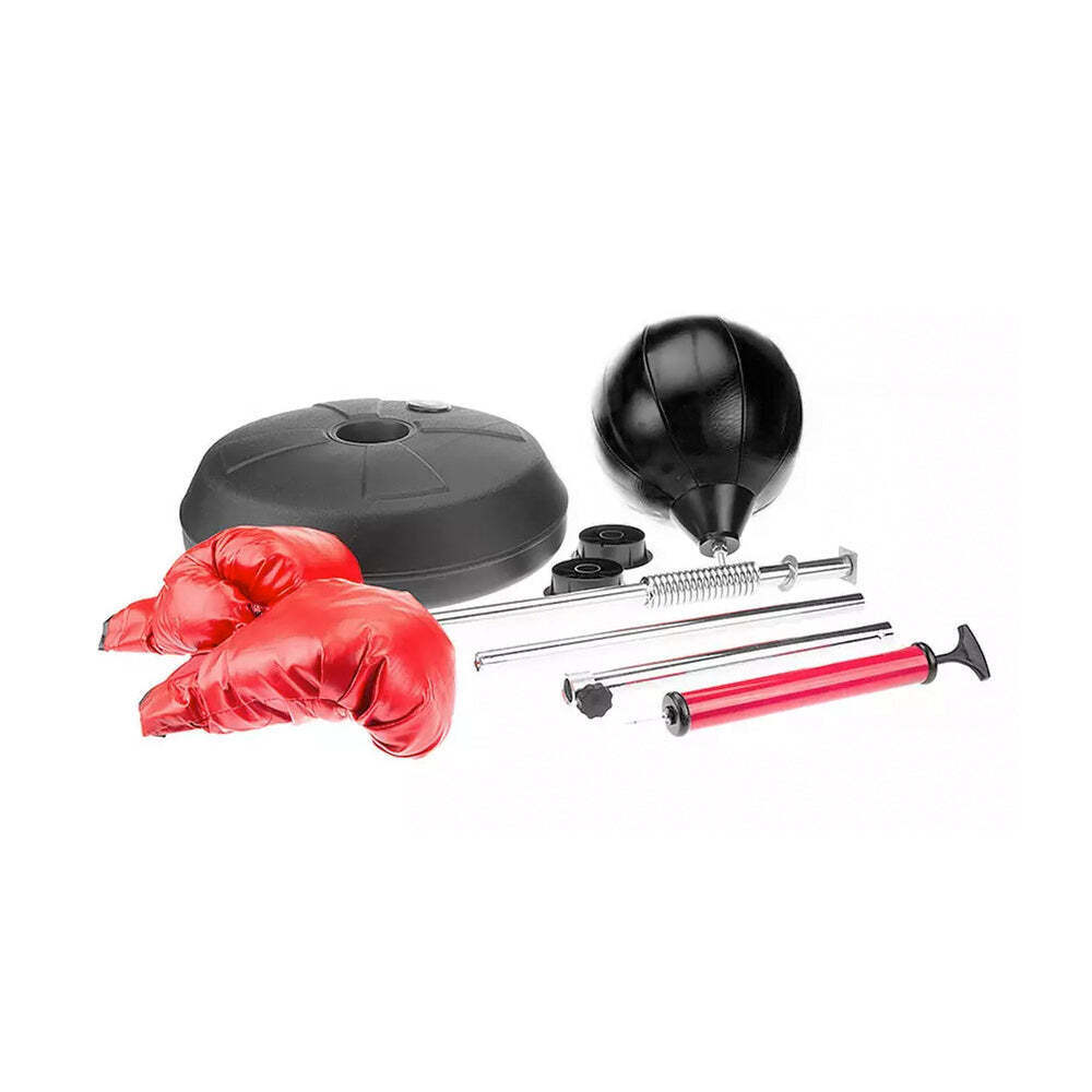 NNEDSZ Free-Standing Boxing Set: PU Punching Ball & Boxing Gloves-2