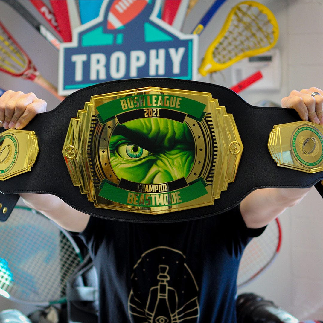 Trophysmack Boxing 6lb Customizable Championship Belt 53108549222768